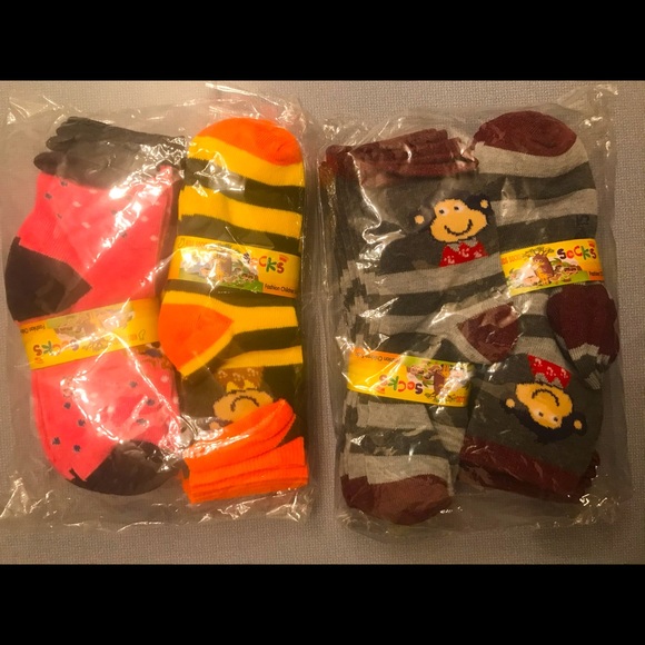 Kids Fashion Socks Wholesale Lot 100 Pairs - Picture 3 of 7